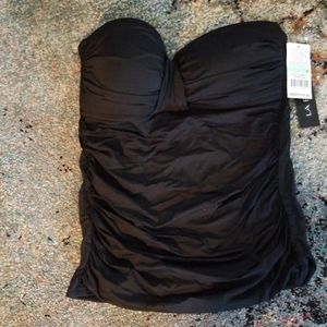 Size 8 Black Tankini Top